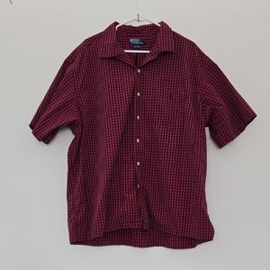 Polo Ralph Lauren Caldwell Men's Red Checkered Shirt Preppy Classic XXL